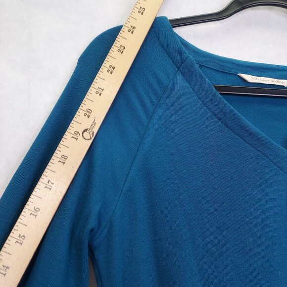 Soft Surroundings Madeline Draping Tunic Petite XS Caped Lagenlook V-Neck NEW - Picture 11 of 15